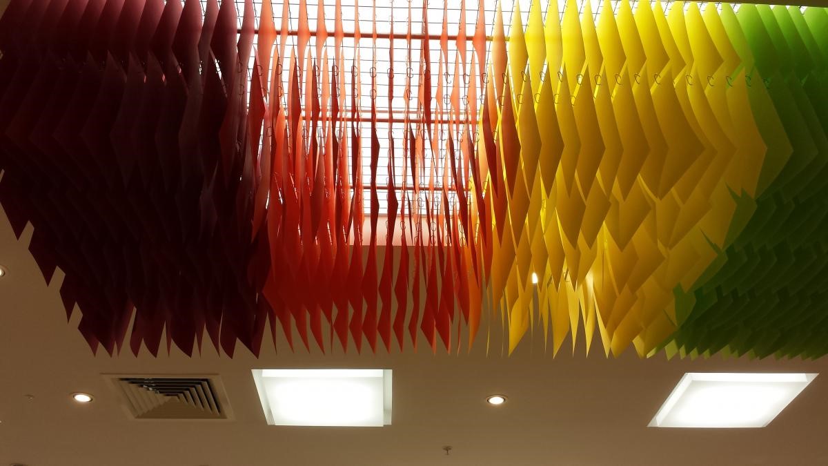 Paper ceiling decoration